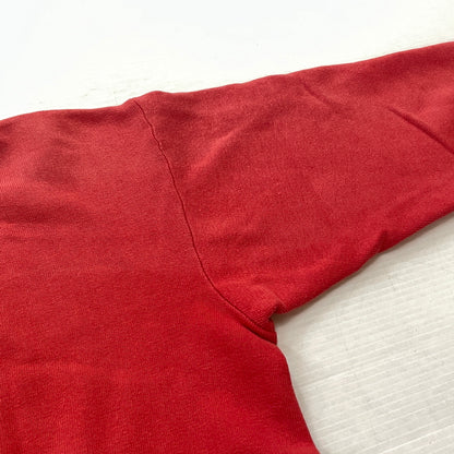 【現状渡し品】【メンズ】 UNKNOW 50’s-60's VINTAGE HALF ZIP SWEAT 50～60年代 ヴィンテージ ハーフ ジップ スウェット 長袖 トップス 145-261004-sa-17-teih サイズ：不明 カラー：レッド 万代Net店