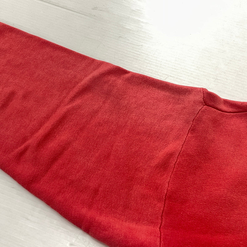 【現状渡し品】【メンズ】 UNKNOW 50’s-60's VINTAGE HALF ZIP SWEAT 50～60年代 ヴィンテージ ハーフ ジップ スウェット 長袖 トップス 145-261004-sa-17-teih サイズ：不明 カラー：レッド 万代Net店
