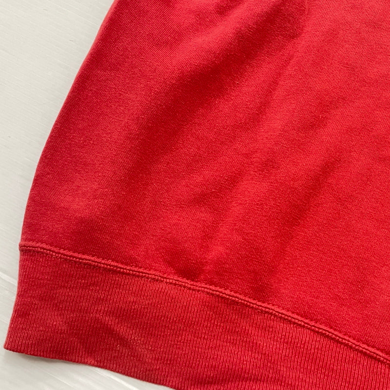【現状渡し品】【メンズ】 UNKNOW 50’s-60's VINTAGE HALF ZIP SWEAT 50～60年代 ヴィンテージ ハーフ ジップ スウェット 長袖 トップス 145-261004-sa-17-teih サイズ：不明 カラー：レッド 万代Net店