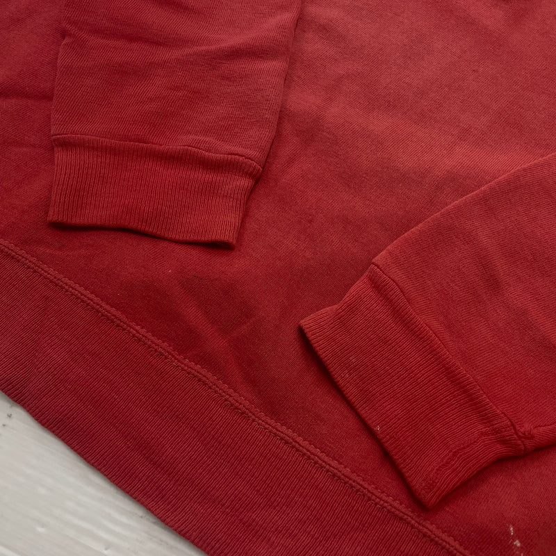【現状渡し品】【メンズ】 UNKNOW 50’s-60's VINTAGE HALF ZIP SWEAT 50～60年代 ヴィンテージ ハーフ ジップ スウェット 長袖 トップス 145-261004-sa-17-teih サイズ：不明 カラー：レッド 万代Net店