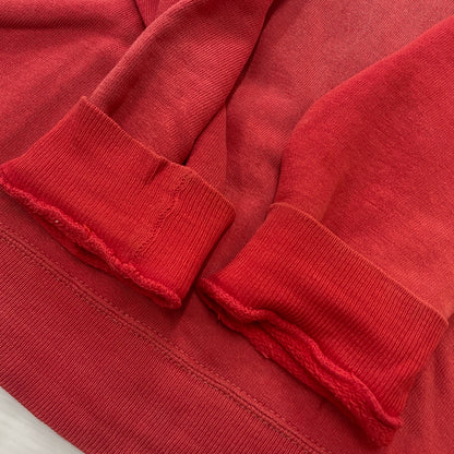 【現状渡し品】【メンズ】 UNKNOW 50’s-60's VINTAGE HALF ZIP SWEAT 50～60年代 ヴィンテージ ハーフ ジップ スウェット 長袖 トップス 145-261004-sa-17-teih サイズ：不明 カラー：レッド 万代Net店