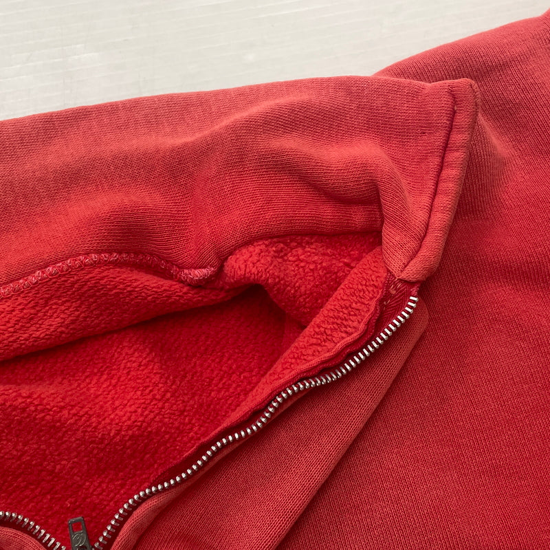 【現状渡し品】【メンズ】 UNKNOW 50’s-60's VINTAGE HALF ZIP SWEAT 50～60年代 ヴィンテージ ハーフ ジップ スウェット 長袖 トップス 145-261004-sa-17-teih サイズ：不明 カラー：レッド 万代Net店