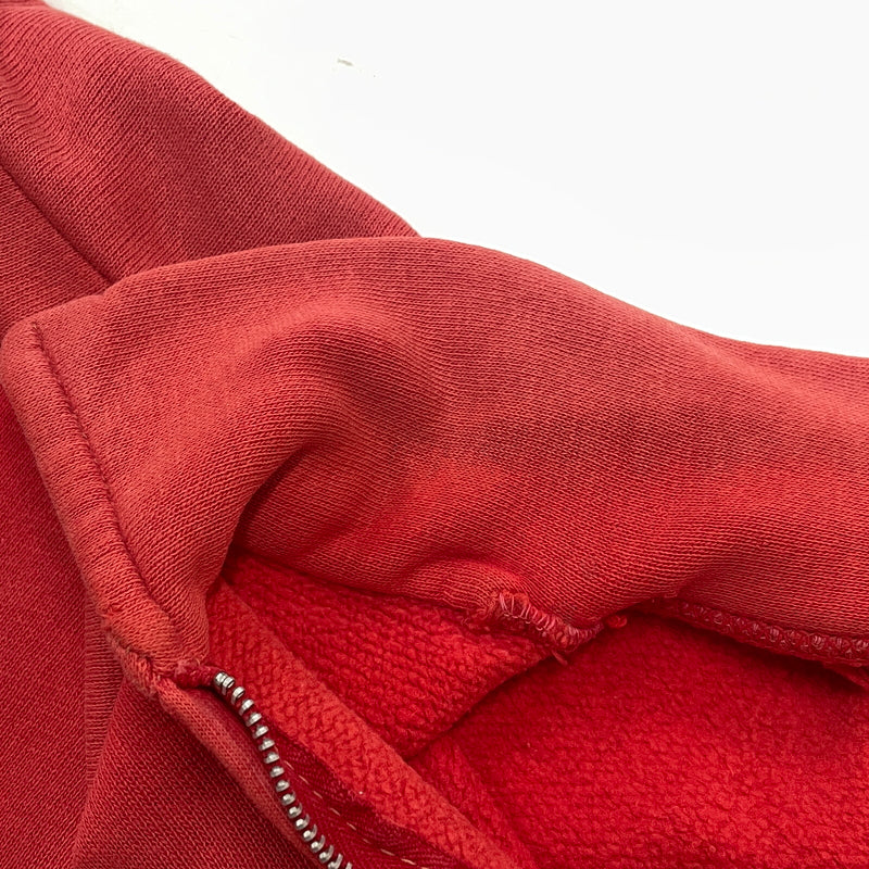 【現状渡し品】【メンズ】 UNKNOW 50’s-60's VINTAGE HALF ZIP SWEAT 50～60年代 ヴィンテージ ハーフ ジップ スウェット 長袖 トップス 145-261004-sa-17-teih サイズ：不明 カラー：レッド 万代Net店