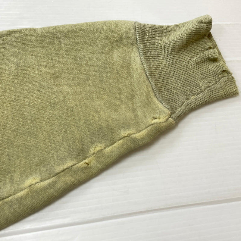 【現状渡し品】【メンズ】 UNKNOW 50’s-60’s HALF ZIP SWEAT 50～60年代 ハーフ ジップ スウェット 長袖 トップス 145-261004-sa-19-teih サイズ：不明 カラー：グリーン系 万代Net店