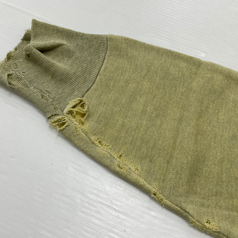 【現状渡し品】【メンズ】 UNKNOW 50’s-60’s HALF ZIP SWEAT 50～60年代 ハーフ ジップ スウェット 長袖 トップス 145-261004-sa-19-teih サイズ：不明 カラー：グリーン系 万代Net店
