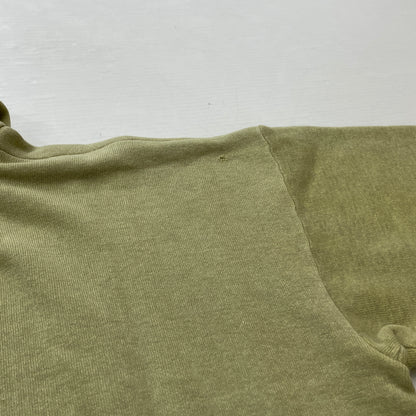 【現状渡し品】【メンズ】 UNKNOW 50’s-60’s HALF ZIP SWEAT 50～60年代 ハーフ ジップ スウェット 長袖 トップス 145-261004-sa-19-teih サイズ：不明 カラー：グリーン系 万代Net店