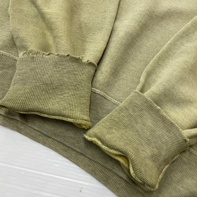 【現状渡し品】【メンズ】 UNKNOW 50’s-60’s HALF ZIP SWEAT 50～60年代 ハーフ ジップ スウェット 長袖 トップス 145-261004-sa-19-teih サイズ：不明 カラー：グリーン系 万代Net店