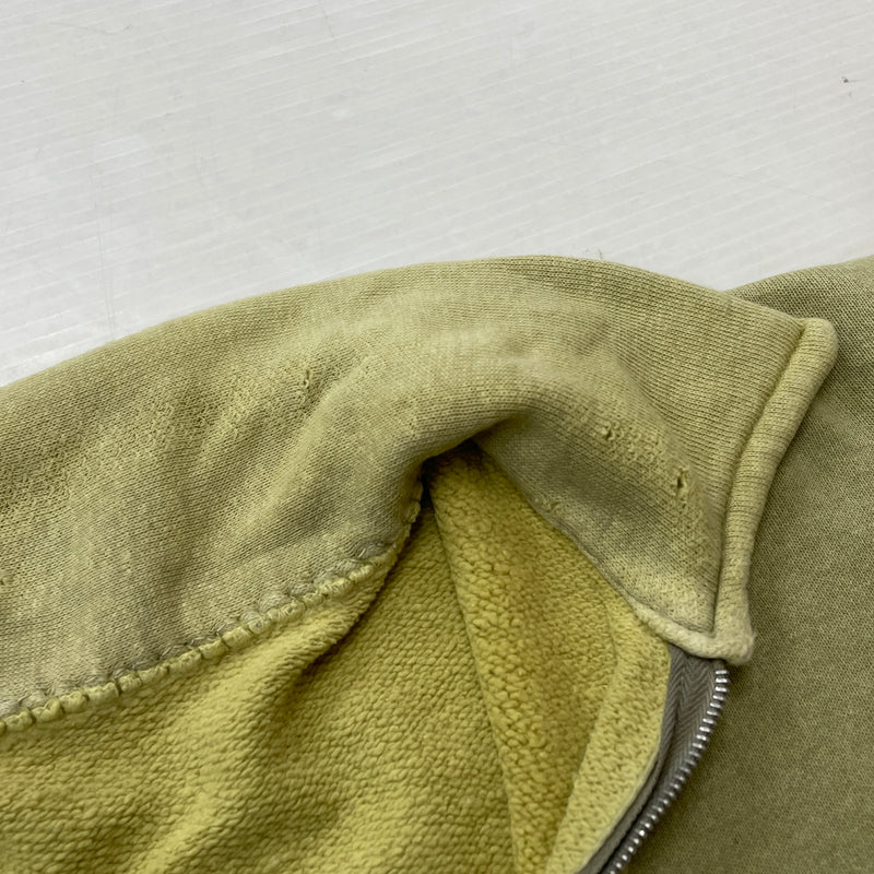 【現状渡し品】【メンズ】 UNKNOW 50’s-60’s HALF ZIP SWEAT 50～60年代 ハーフ ジップ スウェット 長袖 トップス 145-261004-sa-19-teih サイズ：不明 カラー：グリーン系 万代Net店