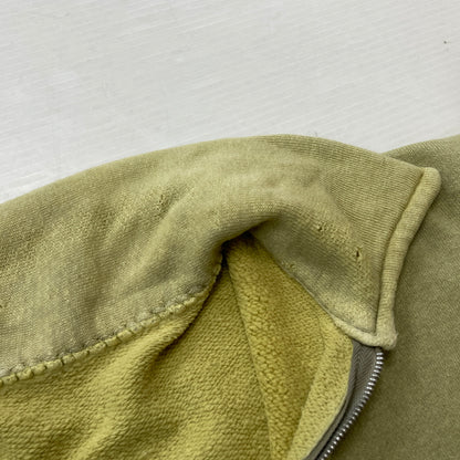 【現状渡し品】【メンズ】 UNKNOW 50’s-60’s HALF ZIP SWEAT 50～60年代 ハーフ ジップ スウェット 長袖 トップス 145-261004-sa-19-teih サイズ：不明 カラー：グリーン系 万代Net店