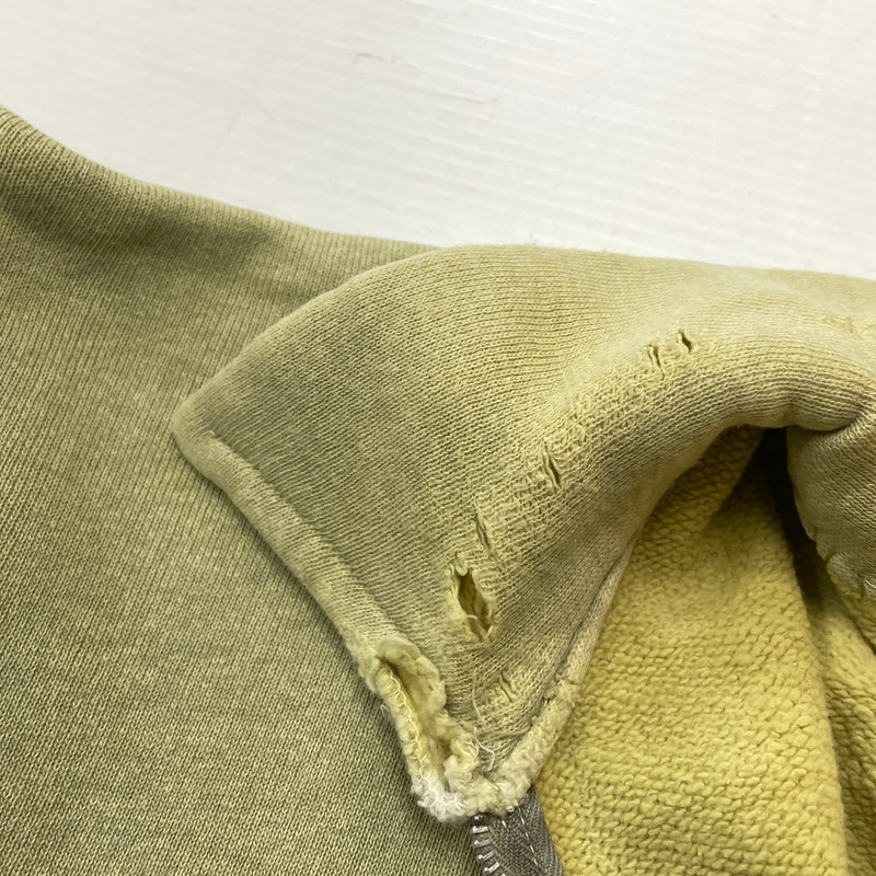 【現状渡し品】【メンズ】 UNKNOW 50’s-60’s HALF ZIP SWEAT 50～60年代 ハーフ ジップ スウェット 長袖 トップス 145-261004-sa-19-teih サイズ：不明 カラー：グリーン系 万代Net店