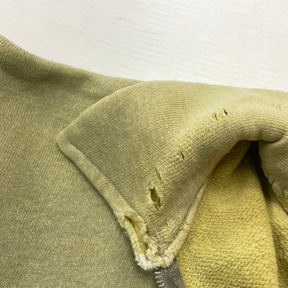 【現状渡し品】【メンズ】 UNKNOW 50’s-60’s HALF ZIP SWEAT 50～60年代 ハーフ ジップ スウェット 長袖 トップス 145-261004-sa-19-teih サイズ：不明 カラー：グリーン系 万代Net店