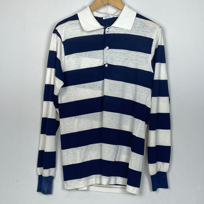 【中古品】【メンズ】 CHAMPION チャンピオン 70’s VINTAGE LOCKER ROOM TOPS BORDER LAGER 70年代 ヴィンテージ ロッカー ルーム トップス ボーダー ラガー 長袖 トップス 145-261004-sa-18-teih サイズ：L カラー：ボーダー 万代Net店