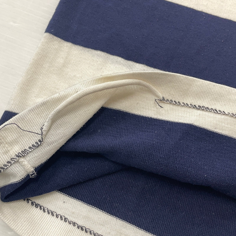 【中古品】【メンズ】 CHAMPION チャンピオン 70’s VINTAGE LOCKER ROOM TOPS BORDER LAGER 70年代 ヴィンテージ ロッカー ルーム トップス ボーダー ラガー 長袖 トップス 145-261004-sa-18-teih サイズ：L カラー：ボーダー 万代Net店
