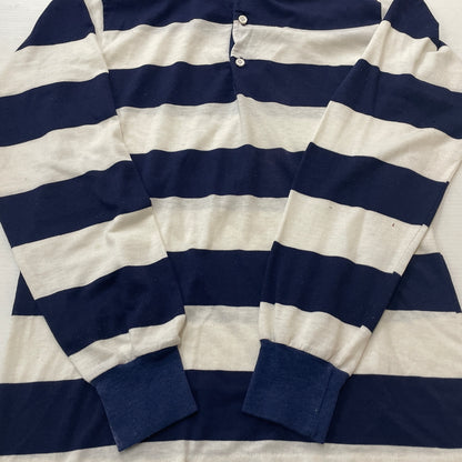 【中古品】【メンズ】 CHAMPION チャンピオン 70’s VINTAGE LOCKER ROOM TOPS BORDER LAGER 70年代 ヴィンテージ ロッカー ルーム トップス ボーダー ラガー 長袖 トップス 145-261004-sa-18-teih サイズ：L カラー：ボーダー 万代Net店