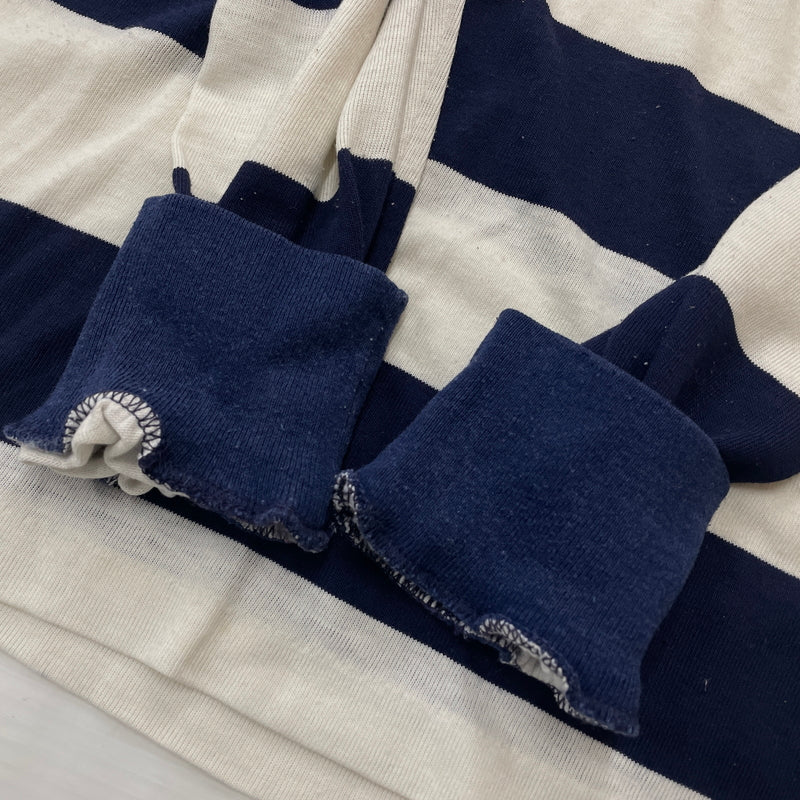 【中古品】【メンズ】 CHAMPION チャンピオン 70’s VINTAGE LOCKER ROOM TOPS BORDER LAGER 70年代 ヴィンテージ ロッカー ルーム トップス ボーダー ラガー 長袖 トップス 145-261004-sa-18-teih サイズ：L カラー：ボーダー 万代Net店
