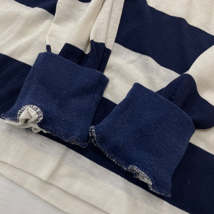 【中古品】【メンズ】 CHAMPION チャンピオン 70’s VINTAGE LOCKER ROOM TOPS BORDER LAGER 70年代 ヴィンテージ ロッカー ルーム トップス ボーダー ラガー 長袖 トップス 145-261004-sa-18-teih サイズ：L カラー：ボーダー 万代Net店