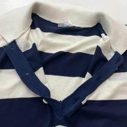 【中古品】【メンズ】 CHAMPION チャンピオン 70’s VINTAGE LOCKER ROOM TOPS BORDER LAGER 70年代 ヴィンテージ ロッカー ルーム トップス ボーダー ラガー 長袖 トップス 145-261004-sa-18-teih サイズ：L カラー：ボーダー 万代Net店