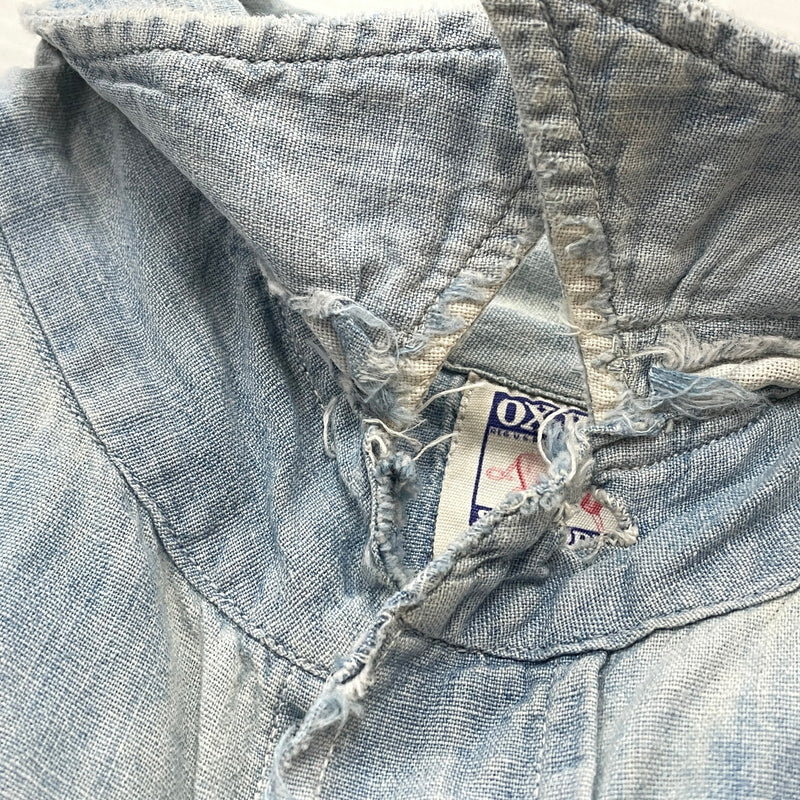 【現状渡し品】【メンズ】 OX HIDE オックスハイド JC PENNY ジェイシー ペニー 50’s VINTAGE 50年代 CHAMBRAY SHIRT ヴィンテージ シャンブレー シャツ 半袖 トップス 145-261004-sa-14-teih サイズ：不明 カラー：ブルー系 万代Net店