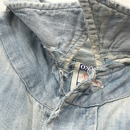 【現状渡し品】【メンズ】 OX HIDE オックスハイド JC PENNY ジェイシー ペニー 50’s VINTAGE 50年代 CHAMBRAY SHIRT ヴィンテージ シャンブレー シャツ 半袖 トップス 145-261004-sa-14-teih サイズ：不明 カラー：ブルー系 万代Net店
