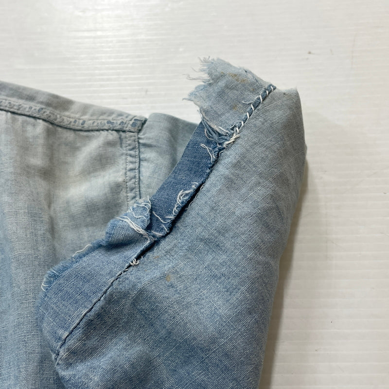 【現状渡し品】【メンズ】 OX HIDE オックスハイド JC PENNY ジェイシー ペニー 50’s VINTAGE 50年代 CHAMBRAY SHIRT ヴィンテージ シャンブレー シャツ 半袖 トップス 145-261004-sa-14-teih サイズ：不明 カラー：ブルー系 万代Net店