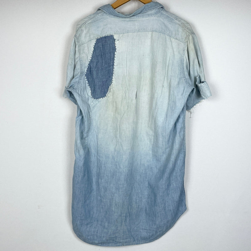 【現状渡し品】【メンズ】 OX HIDE オックスハイド JC PENNY ジェイシー ペニー 50’s VINTAGE 50年代 CHAMBRAY SHIRT ヴィンテージ シャンブレー シャツ 半袖 トップス 145-261004-sa-14-teih サイズ：不明 カラー：ブルー系 万代Net店
