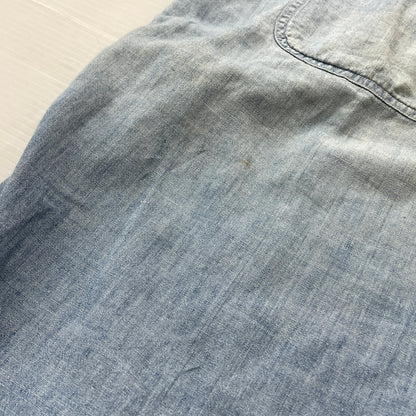 【現状渡し品】【メンズ】 OX HIDE オックスハイド JC PENNY ジェイシー ペニー 50’s VINTAGE 50年代 CHAMBRAY SHIRT ヴィンテージ シャンブレー シャツ 半袖 トップス 145-261004-sa-14-teih サイズ：不明 カラー：ブルー系 万代Net店