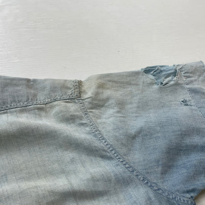 【現状渡し品】【メンズ】 OX HIDE オックスハイド JC PENNY ジェイシー ペニー 50’s VINTAGE 50年代 CHAMBRAY SHIRT ヴィンテージ シャンブレー シャツ 半袖 トップス 145-261004-sa-14-teih サイズ：不明 カラー：ブルー系 万代Net店