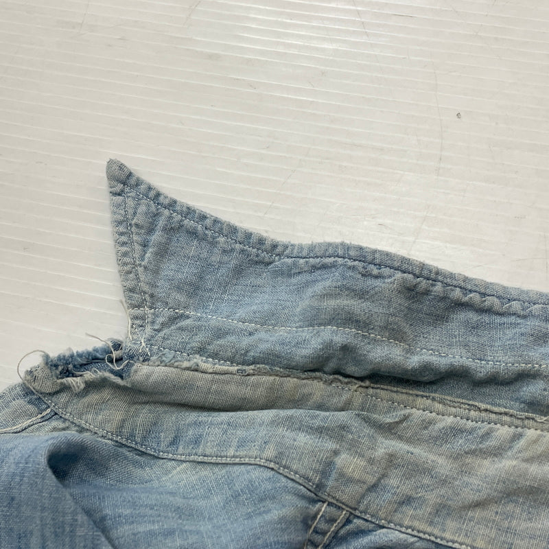 【現状渡し品】【メンズ】 OX HIDE オックスハイド JC PENNY ジェイシー ペニー 50’s VINTAGE 50年代 CHAMBRAY SHIRT ヴィンテージ シャンブレー シャツ 半袖 トップス 145-261004-sa-14-teih サイズ：不明 カラー：ブルー系 万代Net店
