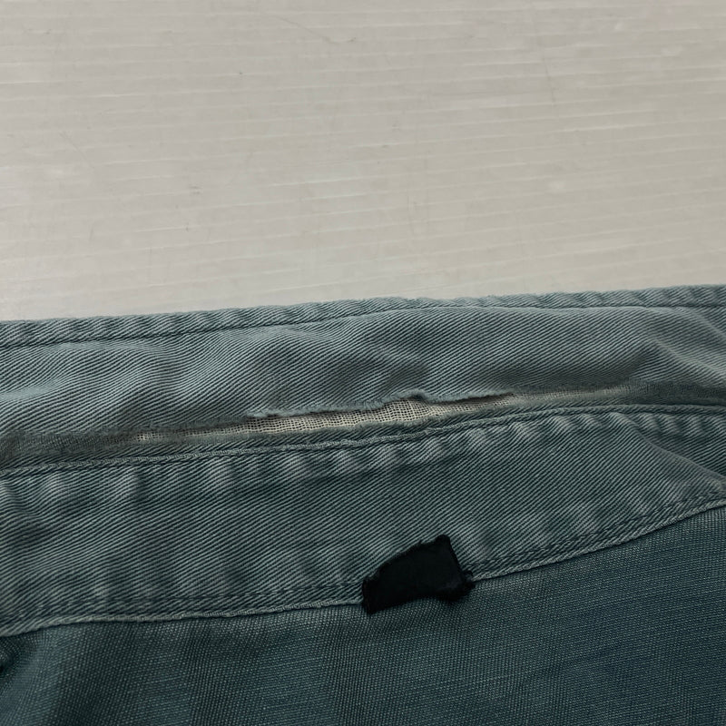 【現状渡し品】【メンズ】 OLD HICKORY オールド ヒッコリー 60’s VINTAGE WORK SHIRT 60年代 ヴィンテージ ワーク シャツ 長袖 トップス 145-261004-sa-16-teih サイズ：不明 カラー：グリーン系 万代Net店
