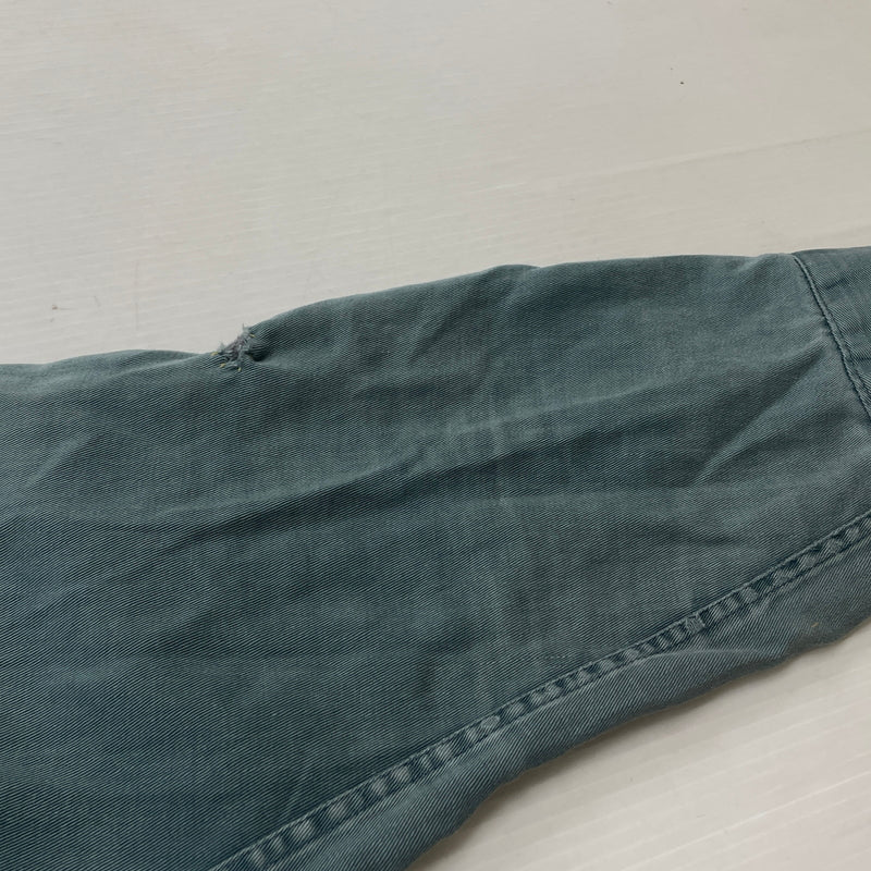 【現状渡し品】【メンズ】 OLD HICKORY オールド ヒッコリー 60’s VINTAGE WORK SHIRT 60年代 ヴィンテージ ワーク シャツ 長袖 トップス 145-261004-sa-16-teih サイズ：不明 カラー：グリーン系 万代Net店