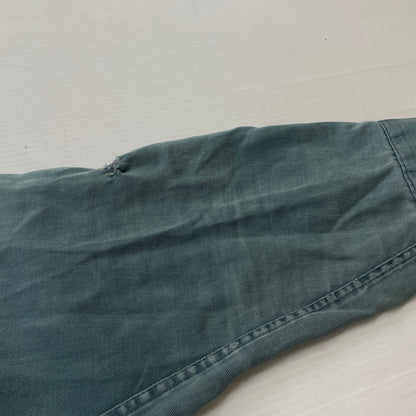 【現状渡し品】【メンズ】 OLD HICKORY オールド ヒッコリー 60’s VINTAGE WORK SHIRT 60年代 ヴィンテージ ワーク シャツ 長袖 トップス 145-261004-sa-16-teih サイズ：不明 カラー：グリーン系 万代Net店