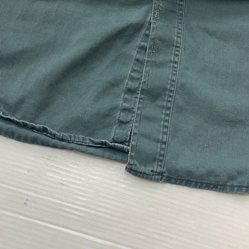 【現状渡し品】【メンズ】 OLD HICKORY オールド ヒッコリー 60’s VINTAGE WORK SHIRT 60年代 ヴィンテージ ワーク シャツ 長袖 トップス 145-261004-sa-16-teih サイズ：不明 カラー：グリーン系 万代Net店