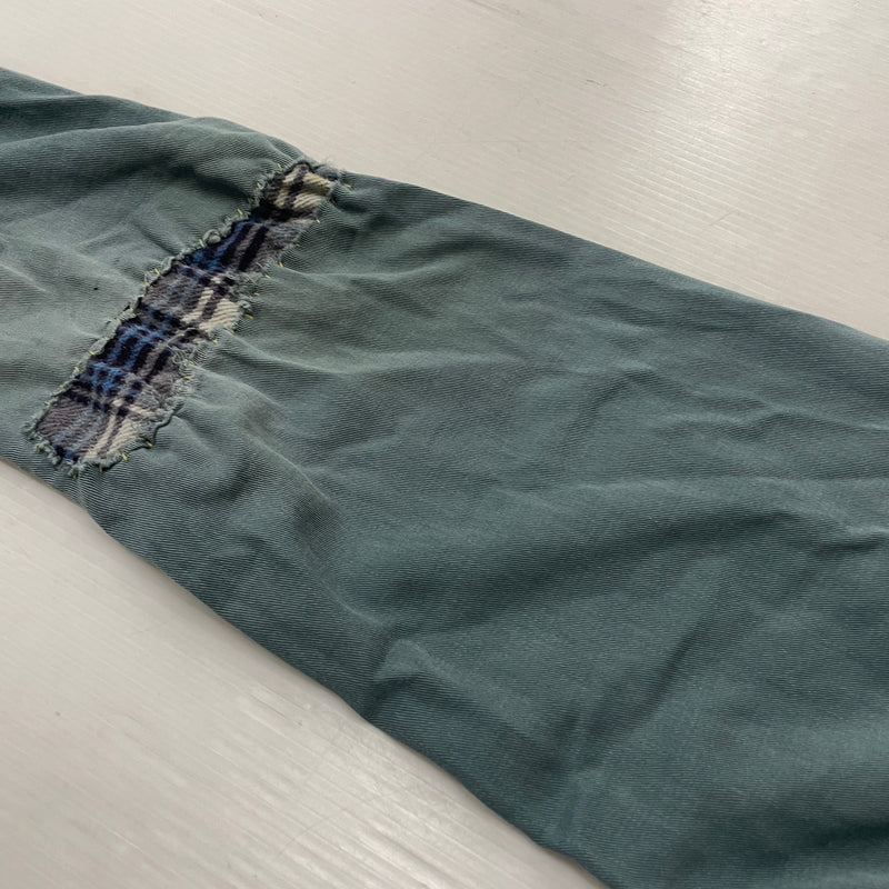 【現状渡し品】【メンズ】 OLD HICKORY オールド ヒッコリー 60’s VINTAGE WORK SHIRT 60年代 ヴィンテージ ワーク シャツ 長袖 トップス 145-261004-sa-16-teih サイズ：不明 カラー：グリーン系 万代Net店