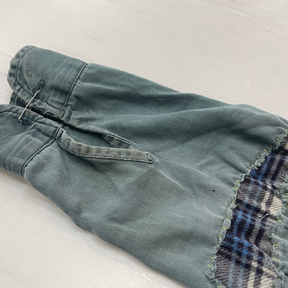 【現状渡し品】【メンズ】 OLD HICKORY オールド ヒッコリー 60’s VINTAGE WORK SHIRT 60年代 ヴィンテージ ワーク シャツ 長袖 トップス 145-261004-sa-16-teih サイズ：不明 カラー：グリーン系 万代Net店
