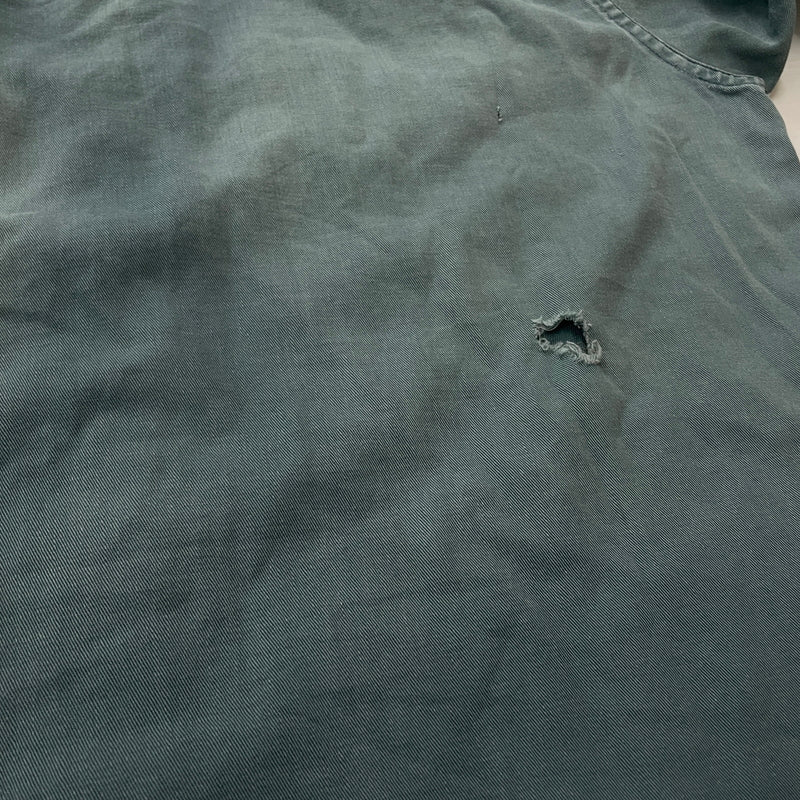 【現状渡し品】【メンズ】 OLD HICKORY オールド ヒッコリー 60’s VINTAGE WORK SHIRT 60年代 ヴィンテージ ワーク シャツ 長袖 トップス 145-261004-sa-16-teih サイズ：不明 カラー：グリーン系 万代Net店
