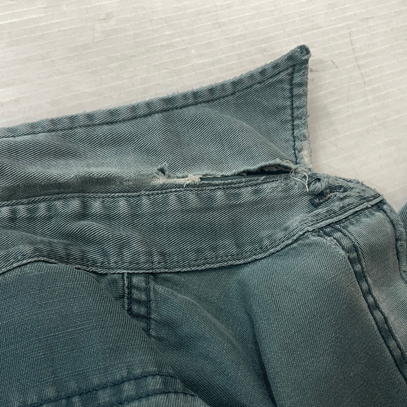 【現状渡し品】【メンズ】 OLD HICKORY オールド ヒッコリー 60’s VINTAGE WORK SHIRT 60年代 ヴィンテージ ワーク シャツ 長袖 トップス 145-261004-sa-16-teih サイズ：不明 カラー：グリーン系 万代Net店
