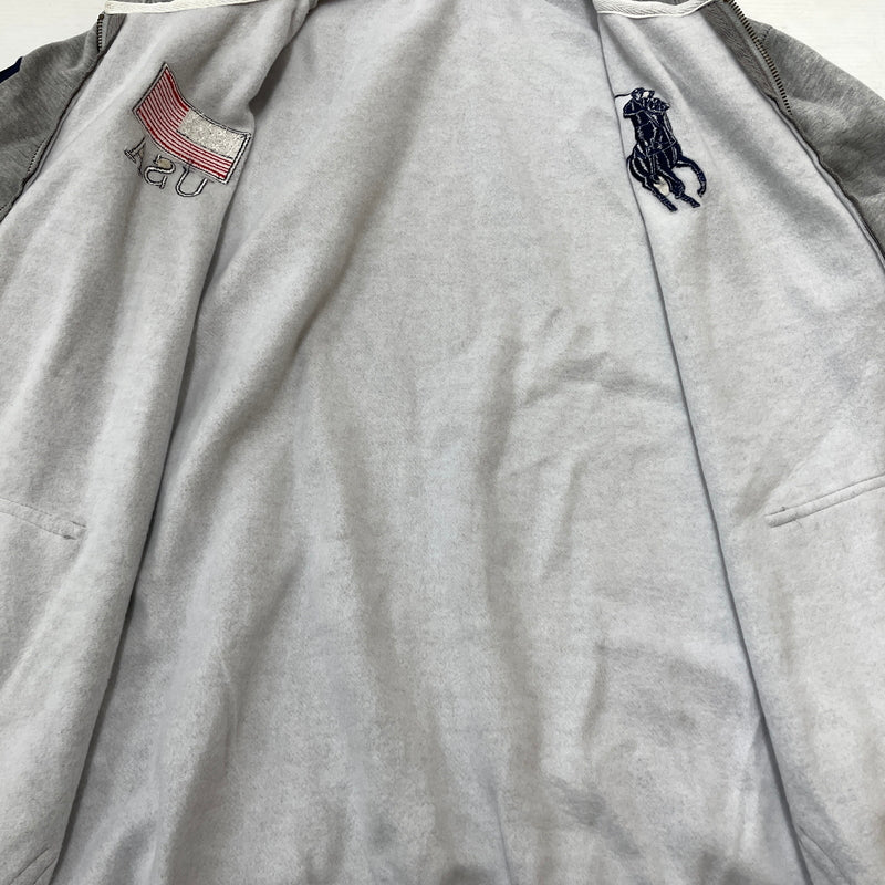 【中古品】【メンズ】 POLO RALPH LAUREN ポロ ラルフローレン USA BIG PONY SWEAT SET UP ユーエスエー ビッグ ポニー スウェット セットアップ 147-261004-sa-01-teih サイズ：XL カラー：グレー 万代Net店