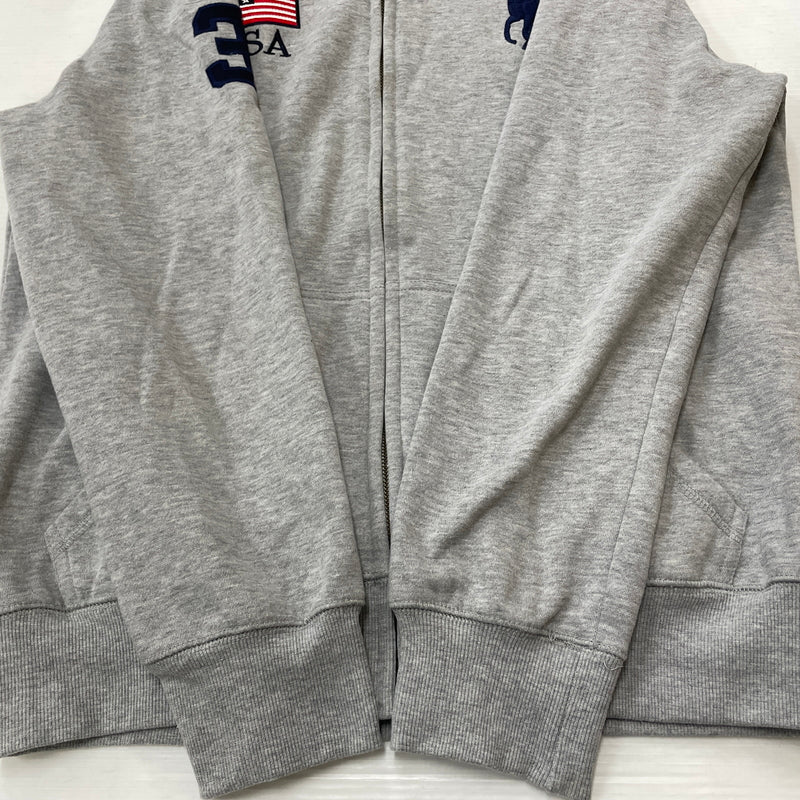 【中古品】【メンズ】 POLO RALPH LAUREN ポロ ラルフローレン USA BIG PONY SWEAT SET UP ユーエスエー ビッグ ポニー スウェット セットアップ 147-261004-sa-01-teih サイズ：XL カラー：グレー 万代Net店