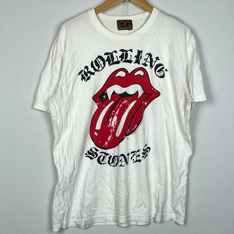 【現状渡し品】【メンズ】 ROLLING STONES BROCKUM ザ ローリン ストーンズ ブロッカム 2002 WORLD TOUR S/S TEE 2002 ワールド ツアー ショート Tシャツ 半袖 トップス 145-261004-sa-21-teih サイズ：不明 カラー：ホワイト 万代Net店