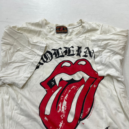 【現状渡し品】【メンズ】 ROLLING STONES BROCKUM ザ ローリン ストーンズ ブロッカム 2002 WORLD TOUR S/S TEE 2002 ワールド ツアー ショート Tシャツ 半袖 トップス 145-261004-sa-21-teih サイズ：不明 カラー：ホワイト 万代Net店