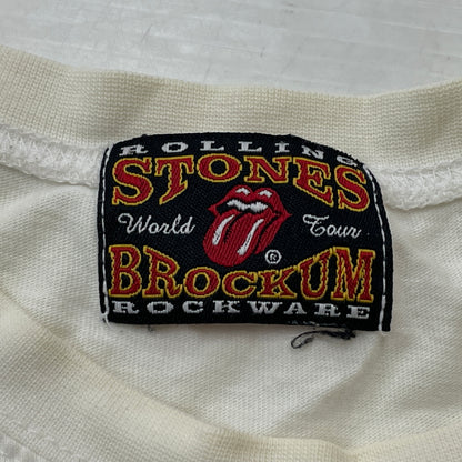 【現状渡し品】【メンズ】 ROLLING STONES BROCKUM ザ ローリン ストーンズ ブロッカム 2002 WORLD TOUR S/S TEE 2002 ワールド ツアー ショート Tシャツ 半袖 トップス 145-261004-sa-21-teih サイズ：不明 カラー：ホワイト 万代Net店