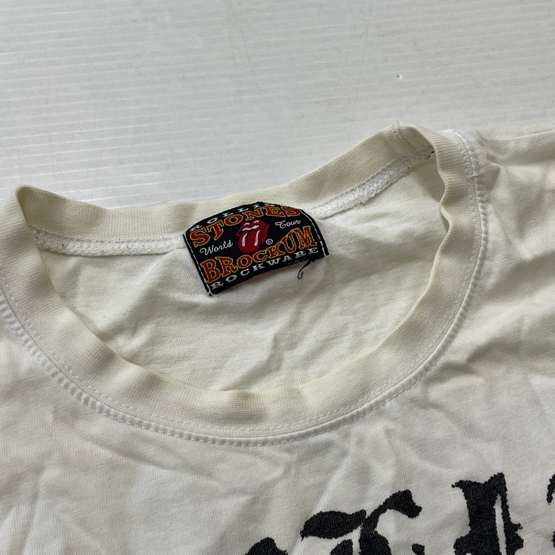 【現状渡し品】【メンズ】 ROLLING STONES BROCKUM ザ ローリン ストーンズ ブロッカム 2002 WORLD TOUR S/S TEE 2002 ワールド ツアー ショート Tシャツ 半袖 トップス 145-261004-sa-21-teih サイズ：不明 カラー：ホワイト 万代Net店