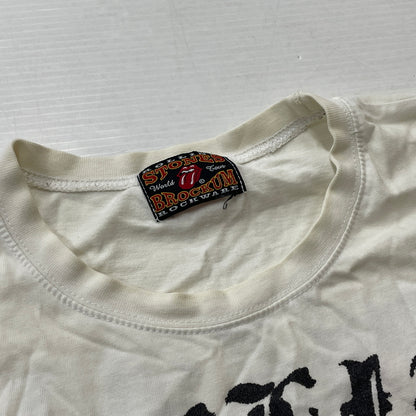 【現状渡し品】【メンズ】 ROLLING STONES BROCKUM ザ ローリン ストーンズ ブロッカム 2002 WORLD TOUR S/S TEE 2002 ワールド ツアー ショート Tシャツ 半袖 トップス 145-261004-sa-21-teih サイズ：不明 カラー：ホワイト 万代Net店