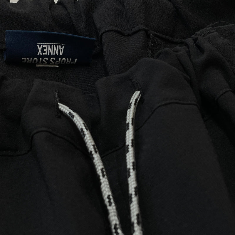 【中古品】【メンズ】 PROPS STORE プロップス ストア STRETCH EASY TROUSERS STRAIGHT FIT ストレッチ イージー トラウザー ストレート フィット ボトムス 151-261004-sa-05-teih サイズ：M カラー：ブラック 万代Net店