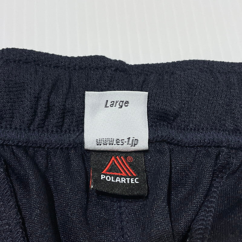 【中古品】【メンズ】 WAKE SAPPORO ウェイクサッポロ × ES.1 エスアイ 別注コラボ POLARTEC POWER STRETCH JERSEY PANTS J006-L ポーラテック パワー STRETCH ジャージ パンツ ボトムス 151-261005-yo-16-teih サイズ：L カラー：ネイビー 万代Net店