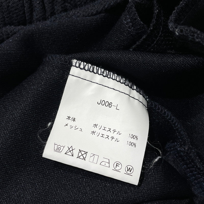 【中古品】【メンズ】 WAKE SAPPORO ウェイクサッポロ × ES.1 エスアイ 別注コラボ POLARTEC POWER STRETCH JERSEY PANTS J006-L ポーラテック パワー STRETCH ジャージ パンツ ボトムス 151-261005-yo-16-teih サイズ：L カラー：ネイビー 万代Net店