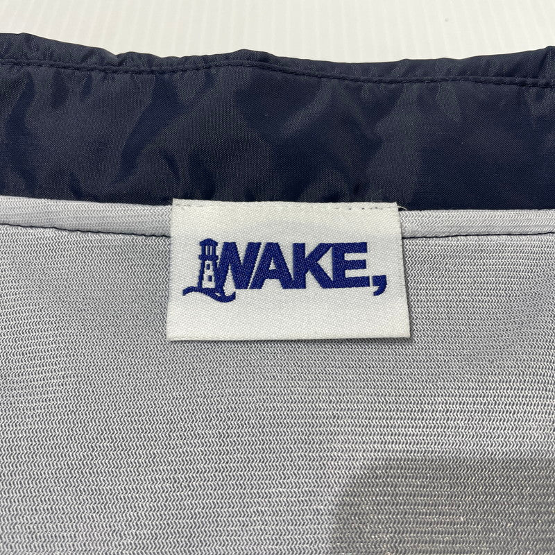 【中古品】【メンズ】 WAKE SAPPORO ウェイクサッポロ STF JACKET 7059-01 コーチジャケット ライトアウター 140-261005-yo-03-teih サイズ：L カラー：ネイビー 万代Net店