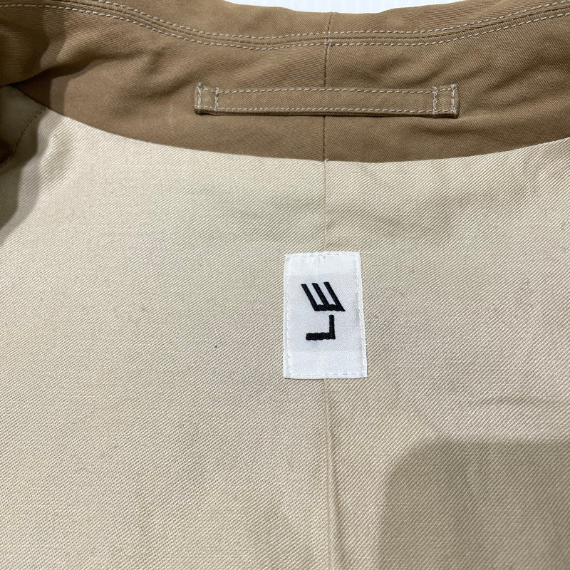 【中古品】【メンズ】 LE エルイー BALCOLLAR COAT 20-020-053-0001-3-0 バルカラーコート ライトアウター 140-261005-yo-06-teih サイズ：2 カラー：ベージュ 万代Net店