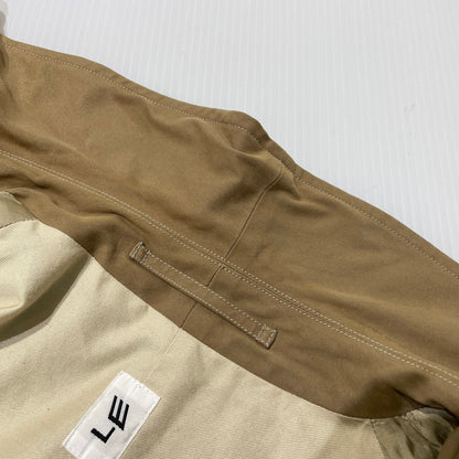 【中古品】【メンズ】 LE エルイー BALCOLLAR COAT 20-020-053-0001-3-0 バルカラーコート ライトアウター 140-261005-yo-06-teih サイズ：2 カラー：ベージュ 万代Net店