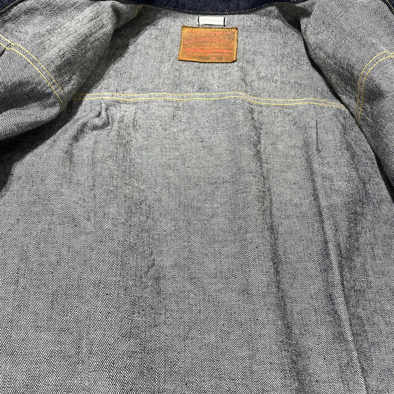 【中古品】【メンズ】 WAREHOUSE ウエアハウス ”1946 MODEL" 1ST TYPE DENIM JACKET S2001XX 1946年モデル 1STタイプ デニムジャケット アウター 145-261005-yo-05-teih サイズ：38 カラー：インディゴ 万代Net店